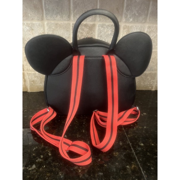 Disney World Mickey Mouse Freshly Picked Anaheim Backpack Black Diaper Bag Park - Picture 5 of 5